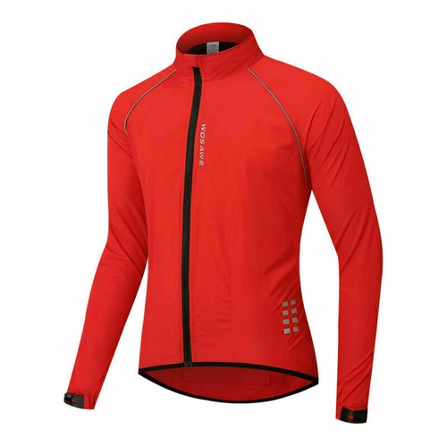 WOSAWE Ultralight Bicycle Jacket High Visibility Reflective Cycling Windbreaker - Picture 16 of 25