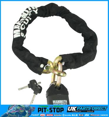 Mammoth Security Lock Chain Mammoth Motorcycle Chain Padlock Metre