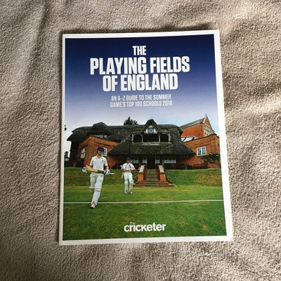 2018 AN A-Z GUIDE TO THE GAME'S TOP 100 SCHOOLS THE CRICKETER CRICKET SUPPLEMENT