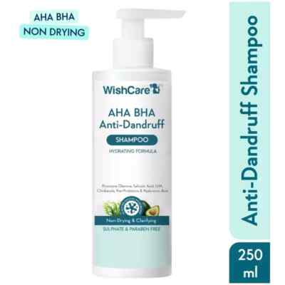 Wishcare Hydrating AHA BHA Anti Dandruff Shampoo (250ml)