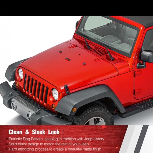 For Jeep JK JKU Sahara Unlimited 07~2018 Windshield Bumper Rests Decoration Kit - Picture 5 of 10