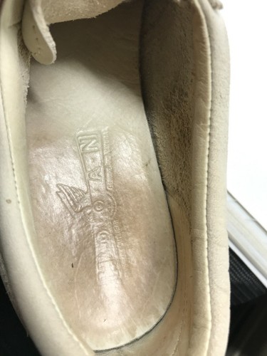 HOGAN ITALY PREMIUM GRAY LEATHER OXFORD LACE-UP COMFORT SNEAKERS SHOES 37.5 7.5 - Picture 11 of 12