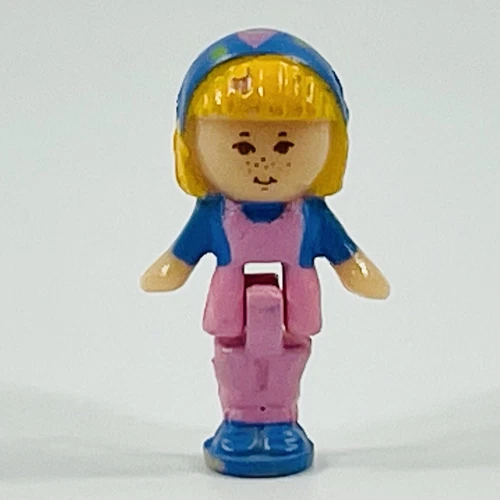 POLLY POCKET 1990 Midge's Flower Shop Midge Doll Bluebird Vintage