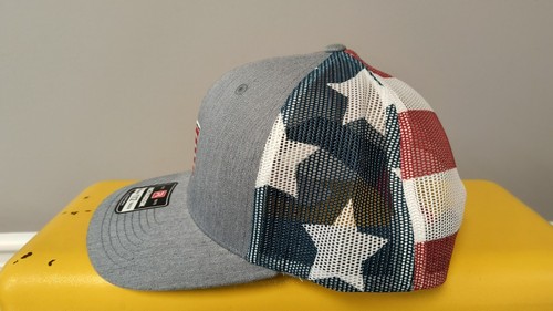 Richardson 112 Trucker Stars & Stripes LL Embroidered Hat Cap Adjustable... - Picture 5 of 8