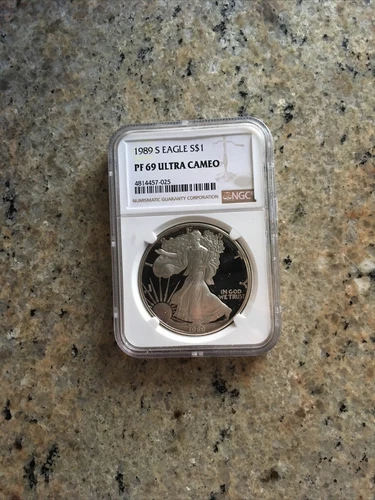 1989 S American Silver Eagle NGC PF 69 Ultra Cameo