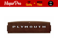 1946 1947 1948 Plymouth Brand New Name Plate For The Dash Board 1946 1947 1948 Plymouth Brand New Name Plate For The Dash Board
