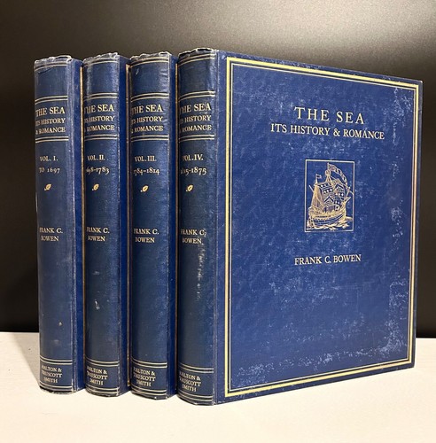 The Sea Its History & Romance in 4 Vols. by Frank C. Bowen (1924, Hardcover) - Bild 1 von 9