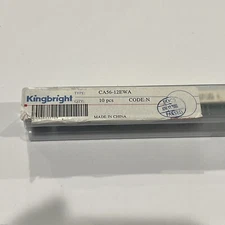 CA56-12EWA /Kingbright /7 SEGMENT NUMERIC DISPLAY /HIGH EFFICIENCY RED / 14.22mm