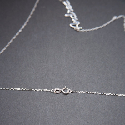 Karen Name Necklace 925 Sterling Silver Rolo Chain Pendent