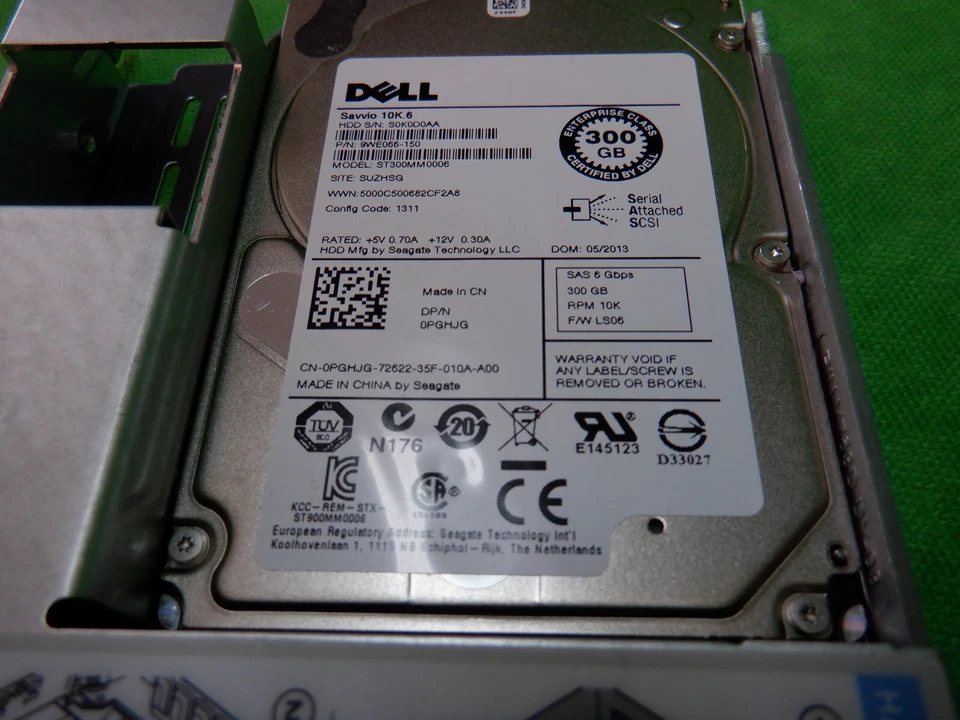 DELL 300GB 6G 10K SFF SAS HDD 0PGHJG IN 0F238F 3.5" caddy - Image 4 of 4