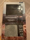 New in Box Lucky Brand 3Pk Boxer Brief Men's, Fly Pouch, Small