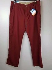 Men's Columbia Ultimate Roc II Pants 30x34 Deep Rust Outdoors Hiking Climbing