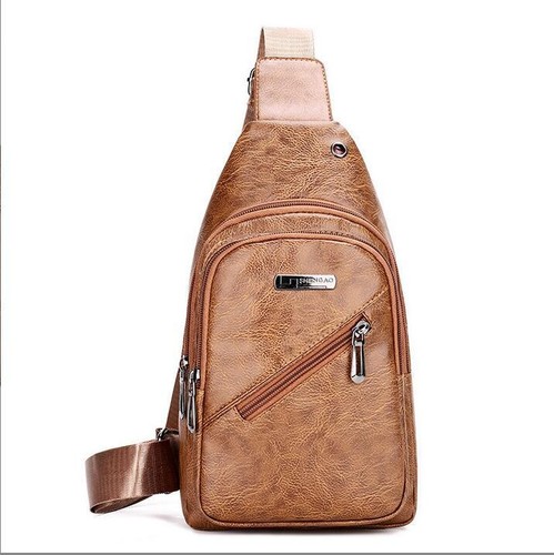 Viaje Para Hombre Cuero Cofre Pequeño Bolso bandolera Mochila Bolso de Hombro - Imagen 13 de 27