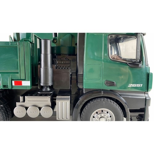 Amewi 22568 Mercedes-Benz Arocs Lizenz Kranwagen mit Kipper RTR grün - Bild 6 von 10