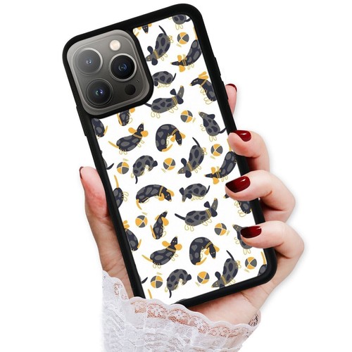For Samsung A15 A16 S23 S24 S25 Ultra FE Rugged Case Whimsical Dachshund Pattern - 第 12/25 張圖片