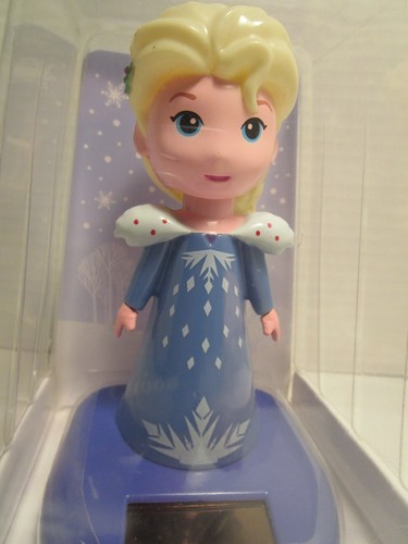 ELSA FROZEN Solar Bobble-Head Disney New Sealed 5" tall $6Ship - Picture 3 of 5