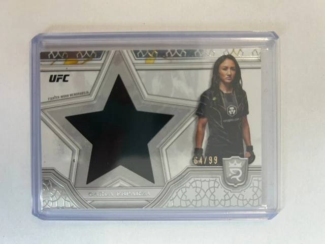 94 TOPPS UFC ROYALTY 2024 CARLA ESPARZA  STAR RELIC 64/99.