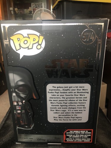 Funko Pop Star Wars 10" Darth Vader mit Lights & Sounds Electronic # 574 NEU - Bild 6 von 6