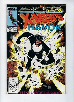 MARVEL COMICS PRESENTS # 28 - X-MEN'S HAVOK, BLACK PANTHER, 1989