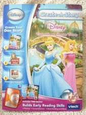 New Disney Create-A-Story by vtech Disney Princess Cinderella  Sleeping Beauty