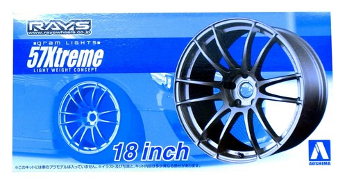 Aoshima Ruote Kit Modelli Plastica 1/24 Parti Sintonizzate Serie - Foto 8 di 49