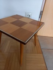 Alter Blumenhocker, Blumentischchen Mosaik Ziertisch Nussbaum - Ahorn