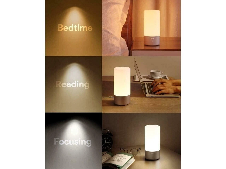 Lámpara LED AUKEY Control Táctil RGB LT-T6 Foto 3 de 4