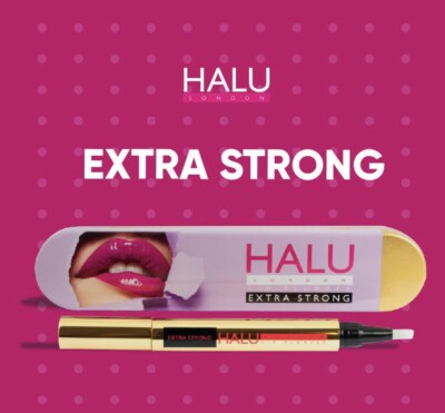 Halu London Lip Plumper & Gold Dose Extra Strong Non Surgical Volumising Plump It