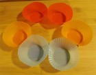 12 Brand New Reusable Silicone Cupcake Liners Egg Tart Muffin Liners