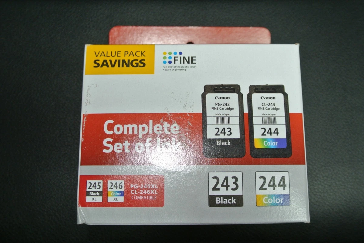 Canon ink cartridges 243 and sales 244
