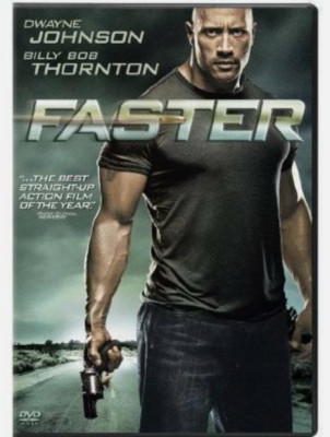 Faster DVD Video Movie Dwayne Johnson Billy Bob Thornton Sony Pictures