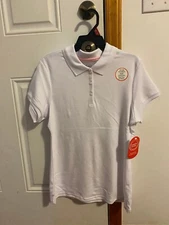 NEW WOMEN'S/ JUNIORS SIZE MEDIUM 7-9 WONDER NATION SCHOOL UNIFORM POLO SHIRT