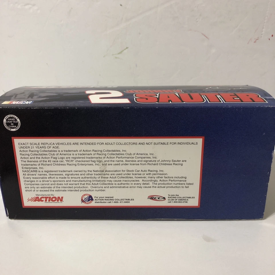 Action Collectibles #2 Johnny Sauter AC Delco 2002 coche fundido a presión 1:24 nuevo Foto 4 de 4