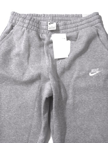 Nike Unisex Kid's Sportswear Club Fleece Joggers Grey/White, Size XL FD3008-063 - Picture 3 of 5