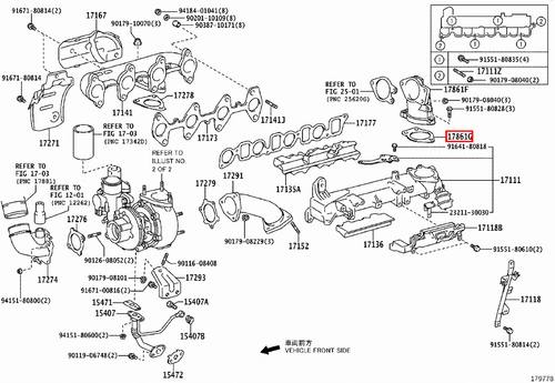Genuine Toyota Hilux KUN26 1KD 3.0 Diesel EGR Connector Pipe Gasket x2 - Picture 19 of 20