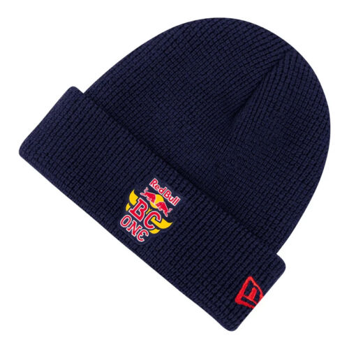 Red Bull BC One New Era Slide Beanie Adult One Size Navy Blue Winter Sports NEW