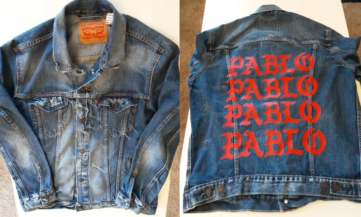 Kanye west pablo jean clearance jacket