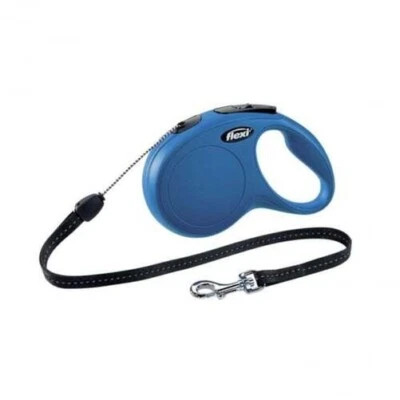 Flexi Nuevo Clásico Cuerda Correas Azul para Perros Varios Tamaños - Imagen 1 de 2