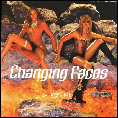 CHANGING FACES ''VISIT ME'' 2000 PROMO POSTER/FLAT 2-SIDED 12X12 ~RARE~ HTF *NEW*