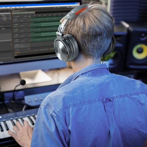 Oneodio Pro-50 Studio DJ Headphones Monitoring Wired Over-Ear HiFi Earphone Mic - Picture 7 of 12