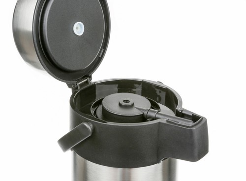 Pump Action Airpot Flask Stainless Steel Keeps Drinks Hot/Cold Tea Coffee Water - Picture 5 of 7