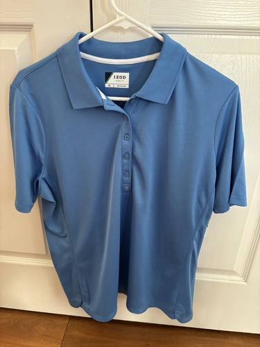 Damen IZOD POLO Golfshirt Gr. XL blau Revival neu mit Etikett