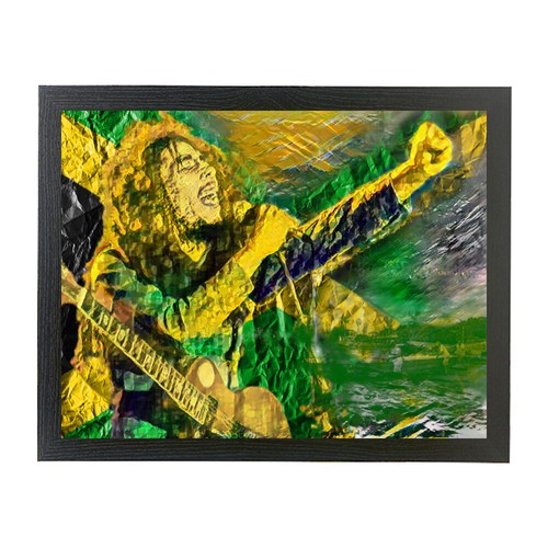 70 anni '70 Icon Legend BOB M REGGAE JAMAICA MUSICA cuscino per laptop vassoio da cena giro regalo - Foto 9 di 14