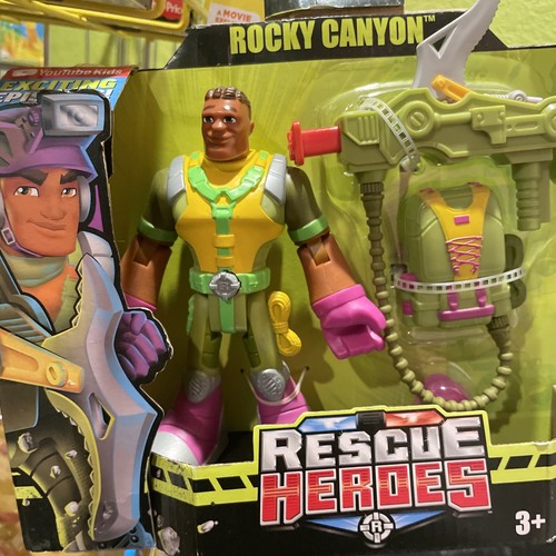 Fisher Price Rescue Heroes ROCKY CANYON Mountain Rescue Heo Nuevo - Imagen 3 de 3