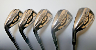 Left Hand Callaway Apex Pro Forged Iron Set  7 - PW & Gap N.S. Pro Uniflex Steel