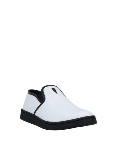 RRP €460 NEIL BARRETT Sneakers in pelle US8 UK5 EU38 bianco Thunderbolt - Foto 2 di 7