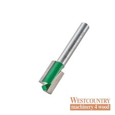 Image of Trend C019X1/4TC CraftPro Two Flute Straight Router Cutter 12mm Dia x 19.1mm Cut