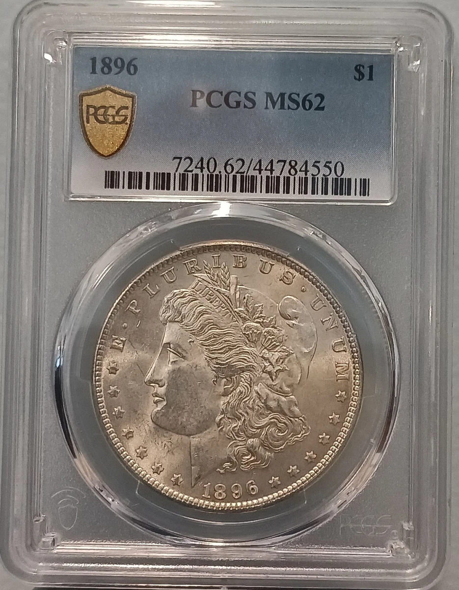 MS 62 Graded 1896 Year Morgan US Dollars (1878-1921) for sale | eBay