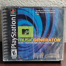MTV Music Generator PS1 1999 Manual Included Disc Resurfaced 08/30/26