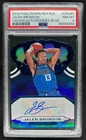 2018-19 Panini Crown Royale Jalen Brunson Auto Rookies Blue RC #22/49 PSA 8